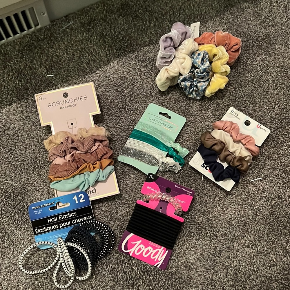 New scrunchies and hair ties bundle